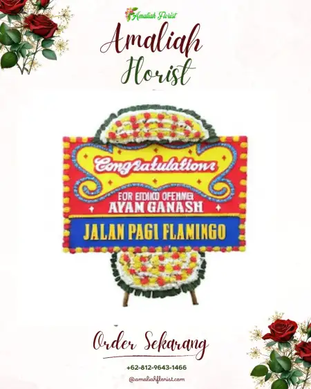 Sewa Papan Bunga Dempel